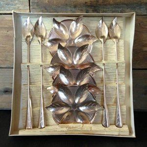 Sous-verres et cuillères aluminium de marque  West Bend Tallstirs